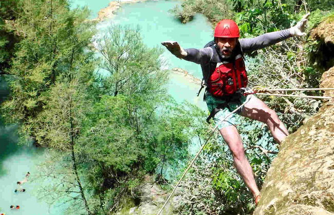 Rappel and Waterfall Jumping in the Huasteca Cascades - Photo 2