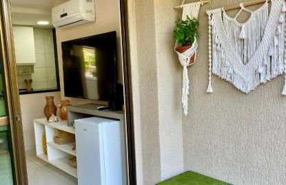 Apto Beira Mar Térreo com área gourmet Praia de Muro Alto - Foto 16