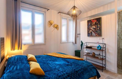 Appart Ciné Spa Amiens Cathédrale Parking Beffroi - Foto 14