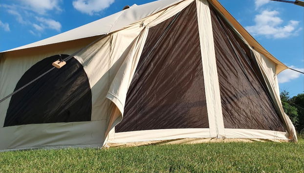 Chestnut 6m xl Bell Tent, log Burner, nr Whitby - Foto 4, Verschiedenes