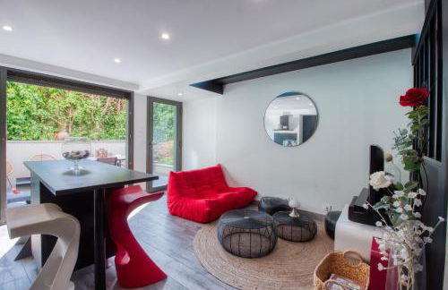 Studio de 40m2 avec terrasse privée, gare à 5 min - Foto 8