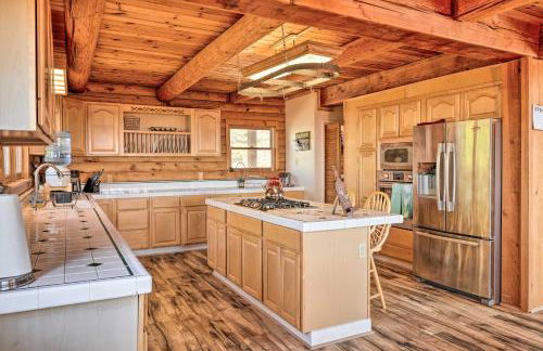 Stunning Log Cabin with Great Views, Firepit, Deck near Twain Hart - Foto 12