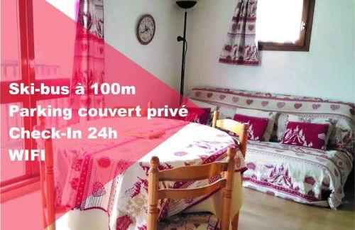 RED APPLE CARROZ Duplex de charme WIFI Parking Balcon TV Ski-Bus - Foto 1