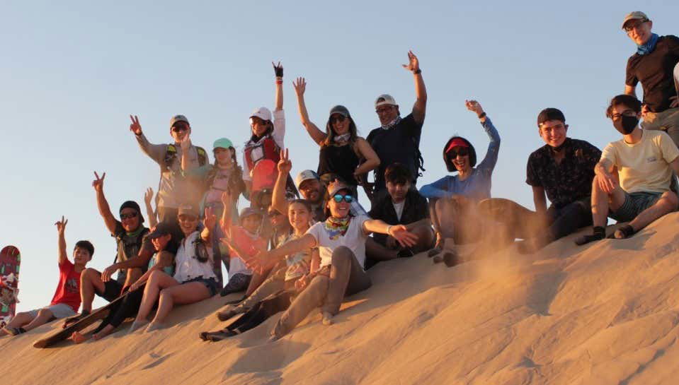 Private Sandboarding in Cuervitos Dunes