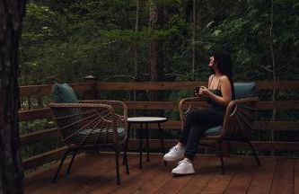 Luxury tiny cottage with deck hammock and hot tub! - Foto 8