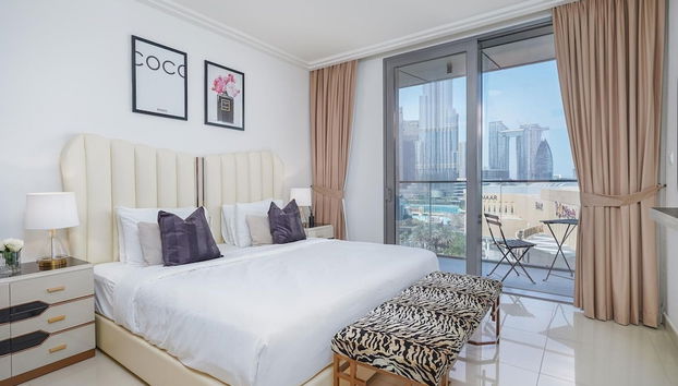 Lux 1BR Apt Burj Khalifa View by Belvilla - Foto 3, Habitación