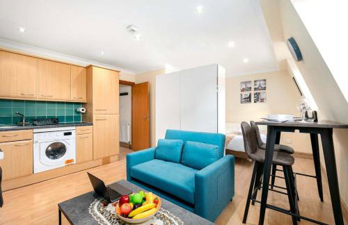 Shoreditch Studio Apartment With Balcony in Old Street & Shoreditch Sleeps 3 - Foto 8
