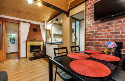 Domek Kamień - z tarasem, z kominkiem i altaną grillową - TOP lokalizacja przy jeziorze - Foto 10