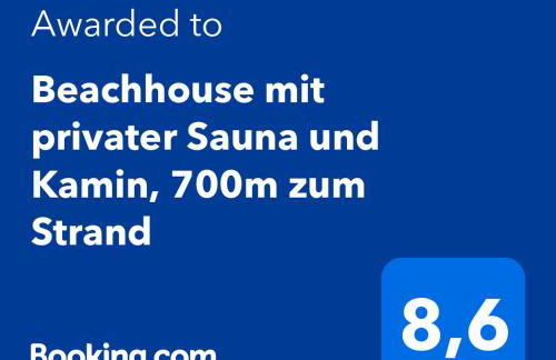 Beachhouse mit privater Sauna und Kamin, 700m zum Strand - Foto 34