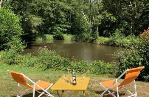 Retraite Paisible au Cœur de la Forêt de Rambouillet avec Étang Privé et Charme Authentique - FR-1-527-8 - Foto 23