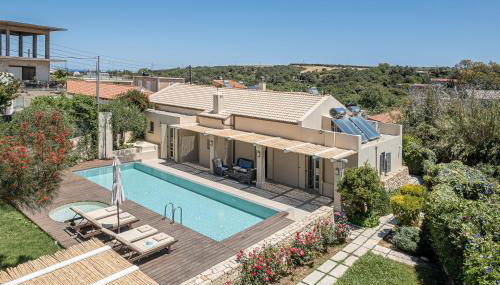 Geraniotis Villa - Foto 2, Garden, sunbed