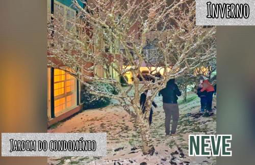 Belíssimo Duplex a 500m Lago Neg 3Q 4bikes Churrasq lareira Ar QF - Foto 44