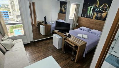Lindo Flat localizado no 7º andar do Hotel S4 - Águas Claras - Brasília - Foto 5