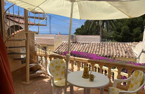 mediterranean studio with sun terrace and sea view - Foto 15
