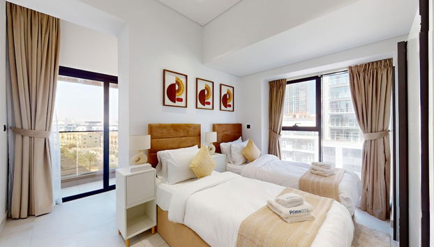 Primestay - 2BR in JVC - Marwa Heights - Foto 5, Habitación