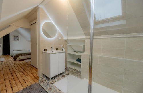 Villa de charme La Belle Havraise 6 pers 3 chambres terrasse avec garage - Foto 54