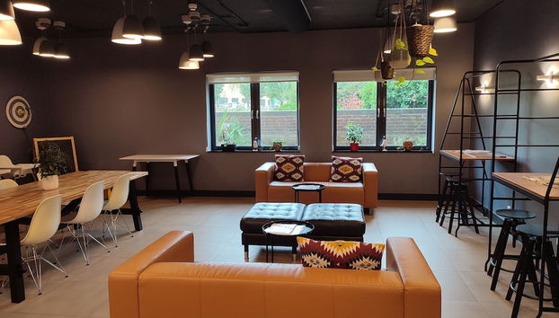 Zona de estar del vestíbulo