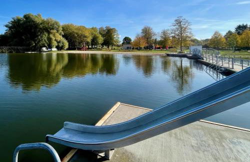 Haus direkt am See, 50m zum Strand, mit Garten & Kamin - Foto 11