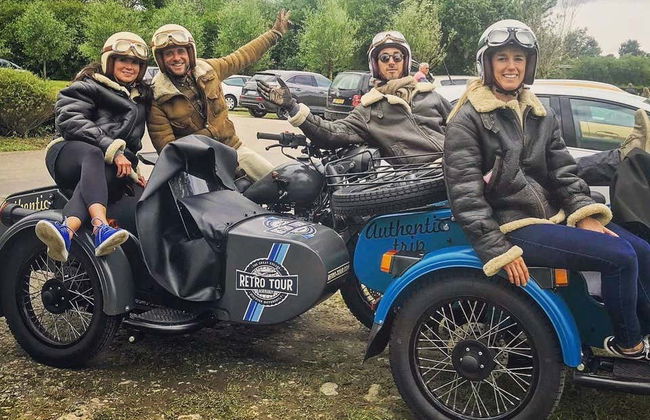 Visite privée sur le thème du débarquement de Normandie à moto avec side-car - Photo 2