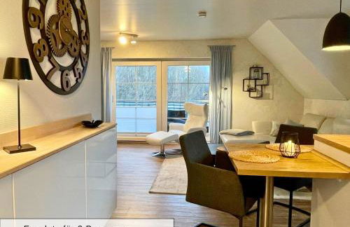 Harz Auszeit, Fewo Bergblicke, ruhig & besonders -2 Balkone, Jura Kaffeevollautomat, für Gäste mit Hund geeignet - Foto 16