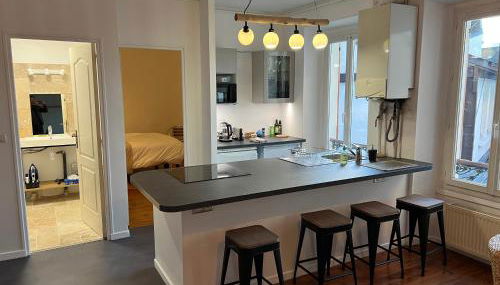 Les Gîtes d'Ambroise - Foto 5, stove, minibar