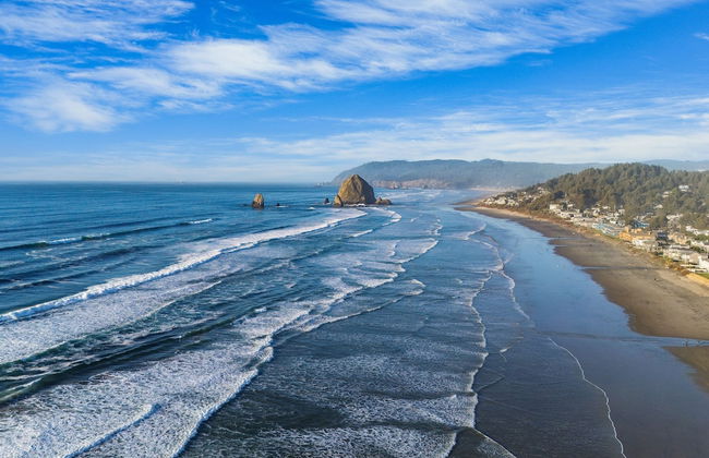 Pacific Breeze Ocean Views Steps to Cannon Beach Airy Coastal Retreat - Foto 39
