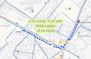 Disponible - Maison Entière Rénovée - Matelas Emma - RERB, 5mn Paris - Parking Rue Gratuit - Matelas Emma - 6 pers - 2 Terrasses - Foto 5