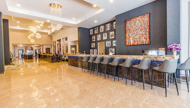 Zona de estar del vestíbulo