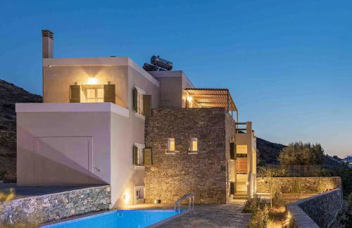 Stelios-Korina Villa with Pool and Stunning View in Syros Posidonia - Photo 4