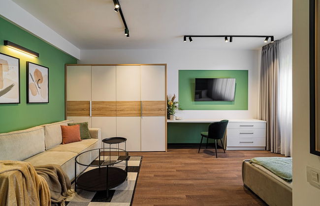 Cismigiu Park Studio - Fresh & Serene Flat with Light-Filled Interiors - Foto 3