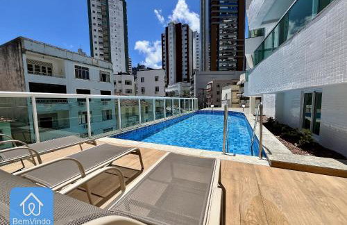 Apartamento Com Linda Vista Mar Na Graça - Foto 7