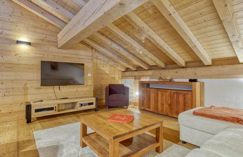 Appartement LE BUET skis aux pieds, piscine & Spa - Foto 7