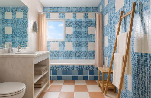 Luxe villa for 8 - Private Pool -AC -BBQ Area - Patio - 160Mbps - Olives - Palm - vineyard - Foto 25