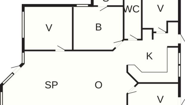 Holiday Home in LÃ¸kken - Foto 4, Plano