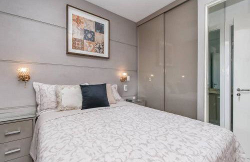 Flat sensacional 5 pessoas em condomínio moderno 2 suites climatizados - Foto 9