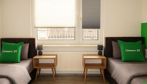 Livemore24 - Apartment 2 in Duisburg WLAN - Smart-TV - 24-7 Check-in und Küche - Foto 3