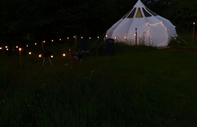 Star Gazing Bell Tent Farm Stay - Foto 19