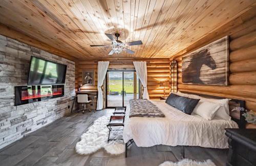 Luxe Teton View Log Cabin Hot Tub Large Groups - Foto 25