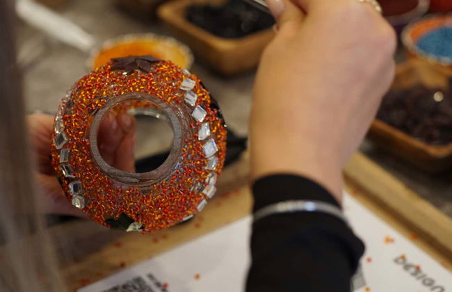 Atelier de fabrication de lampes turques à Istanbul - Photo 3