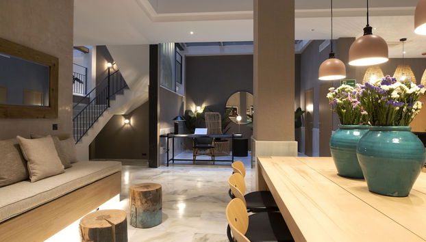 Sala de estar do lobby