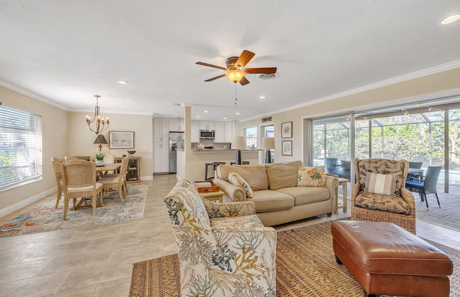 Beautiful Pool Home Near Siesta Key Beach 2 Bedroom Home - Foto 16