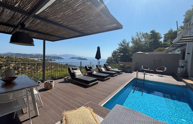 Superior 3-bedroom Villa Cassiope With Private Pool and Breathtaking Sea Views - Foto 31