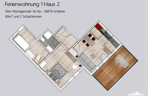 Auszeit-im-Harz Haus 2 Wohnung 1 - Foto 5