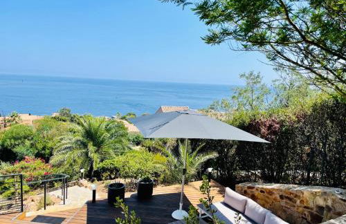Superbe vue mer et Estérel, Villa Neuve pour 8-10 Personnes, Clim, Piscine - Foto 3
