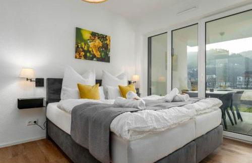 Vivamosel: Appartement mit Mosel & Burgblick - Balkon - Parken - Aufzug - Fahrradraum - Foto 4