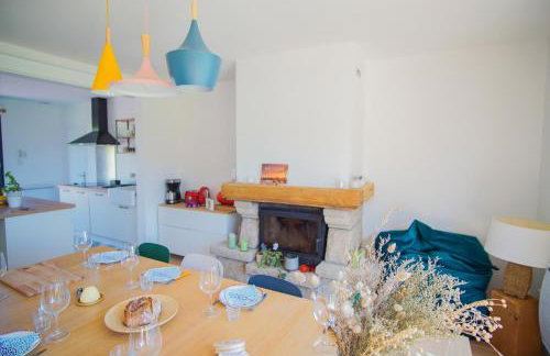 -GAÏA- MAISON FAMILIALE VUE MER ET JARDIN DOURVEIL - Foto 11