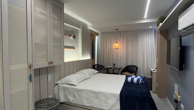 Melhor Flat do Nixxus a passos da praia - Foto 5, Habitación