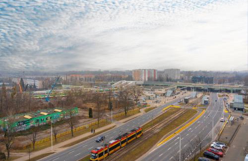 Apartament przy Arkadia 2 Sypialnie Balkon Widok 8 Pietro Metro Gdanska Garaz - Foto 30