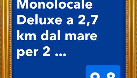 Monolocale Deluxe a 2,7 km dal mare per 2 persone - Foto 2