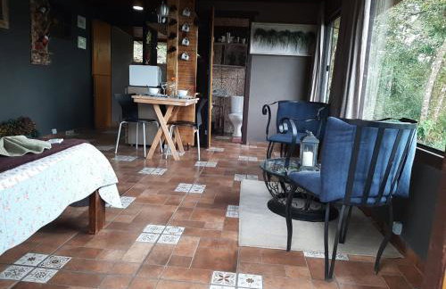 Chalé Pakere Montebello Lumiar - lareira, wi-fi, sauna, piscina - vista incrível - locação do chalé sem prestação de serviços - Foto 57